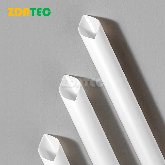 Biodegradable PLA hot drink straw With Printed Words